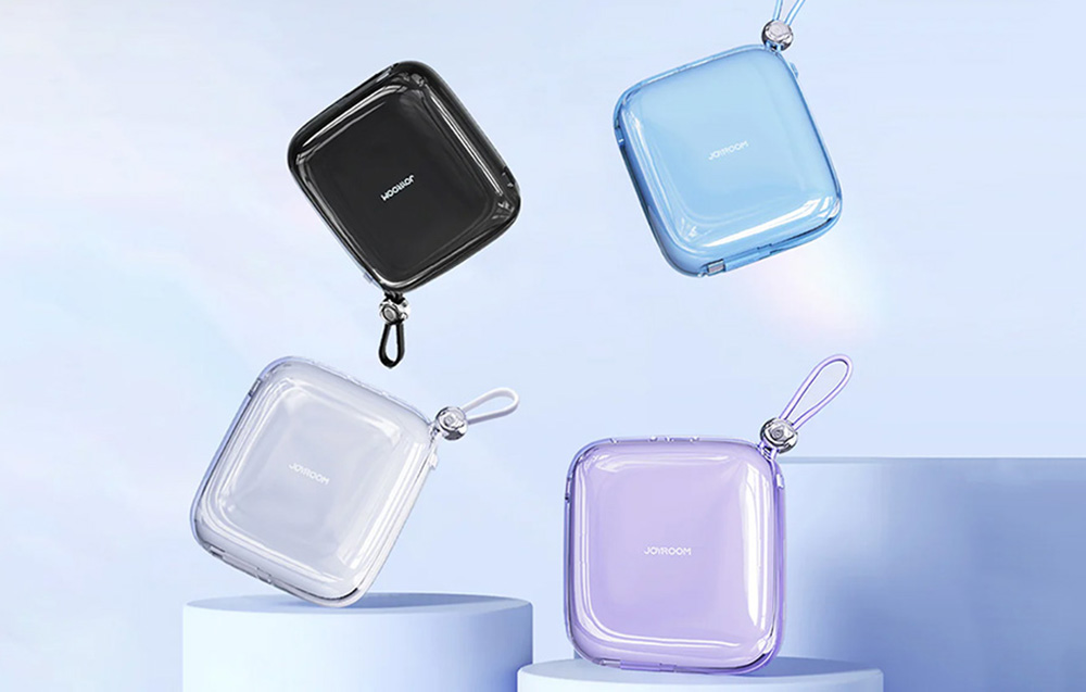 Joyroom Jelly JR-L005 Lightning Power Bank 10000mAh - USB-C, USB-A Ports - Blue