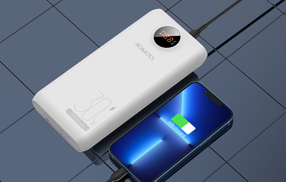 Romoss SW20S Pro Power Bank 20000mAh - 30W - White