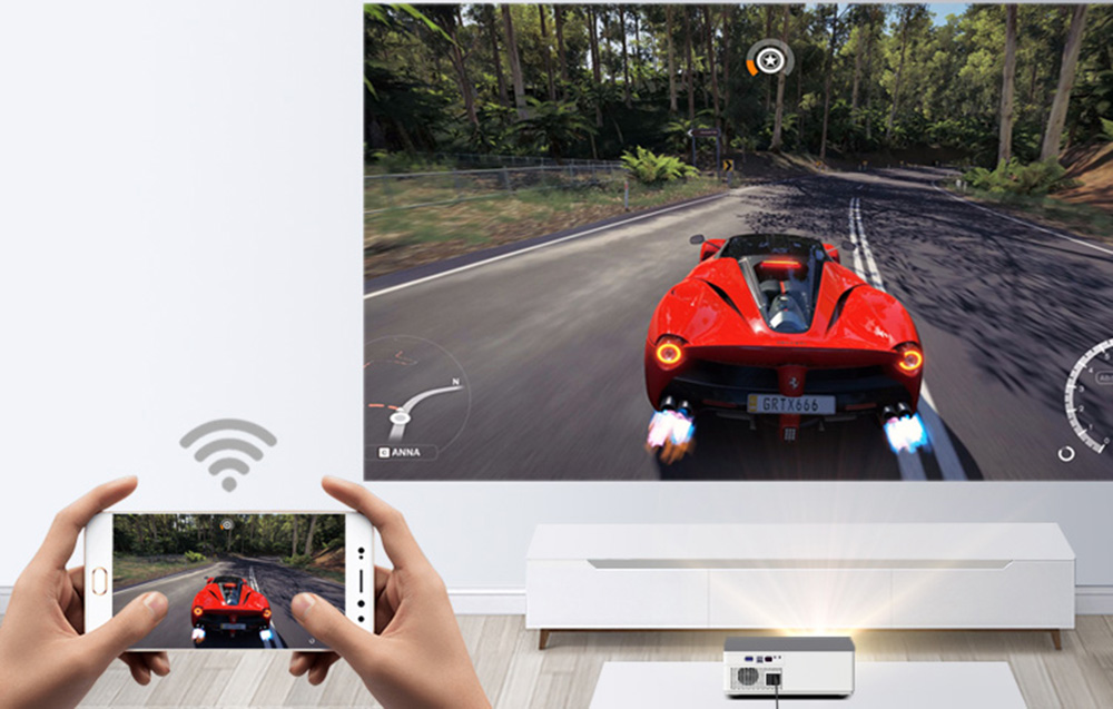Byintek K20 Smart Projector - Android, Full HD - White
